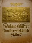 Ruhmesblätter deutsche Geschichte Ruhmesblätter deutsche Geschichte